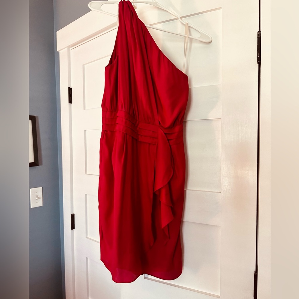 BCBG one shoulder dress